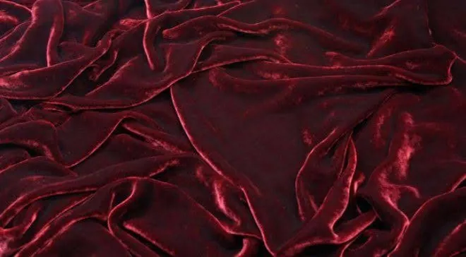 Burgundy silk — a texture of softness and strength